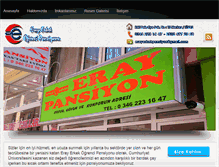 Tablet Screenshot of eraypansiyon.com
